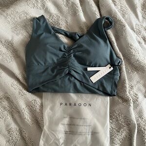NWT Paragon Women's teal sports bra